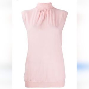 Prada NWTs  High-neck Sleeveless Knitted Top
